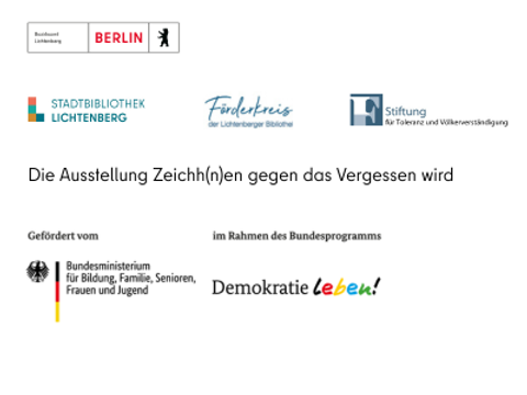 Die Ausstellung Zeich(n)en gegen das Vergessen wird - 1