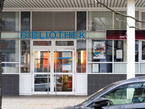 Eingangsbereich Egon-Erwin-Kisch-Bibliothek
