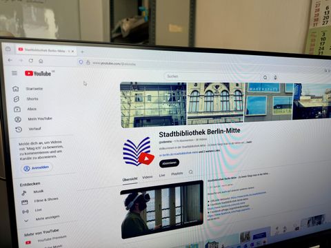 Youtube-Auftritt der Stadtbibliothek Berlin-Mitte
