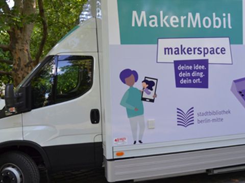MakerMobil der Stadtbibliothek Berlin-Mitte