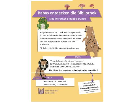 Plakat zur Veranstaltung