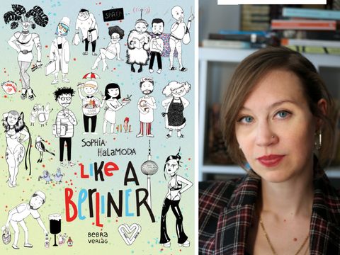 Buchcover. Like a Berliner und Foto von Sophia Halamoda