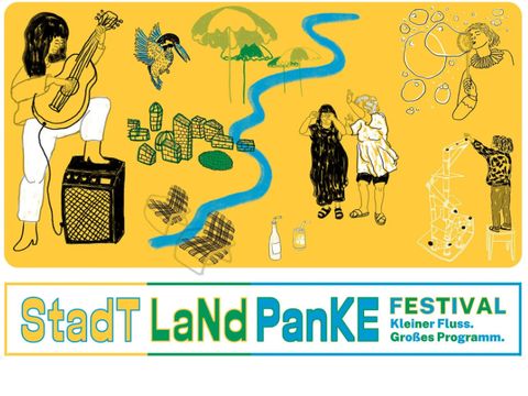 Plakat zum Festival Stadt Land Panke