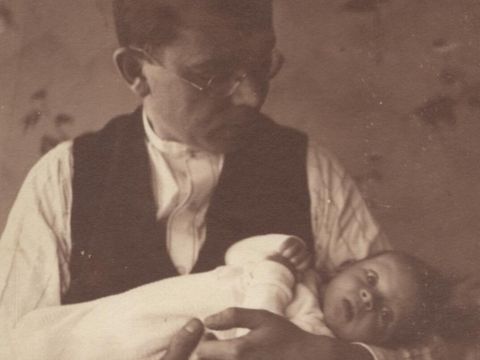 Hans Fallada mit Sohn Ulrich