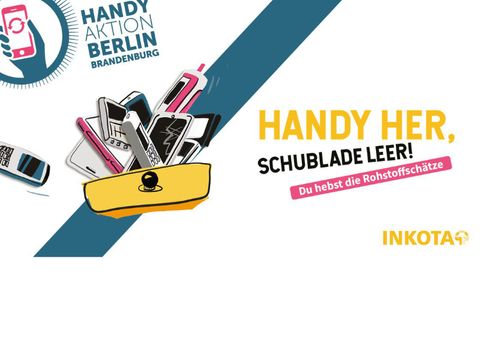 Grafik zur Aktion Handy her, Schublade leer!