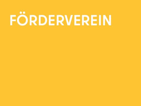 Grafik einfarbig mit Schrift: Förderverein