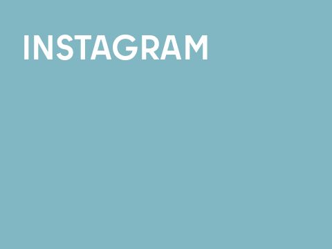 Instagram Schrift auf einfarbigen Untergrund