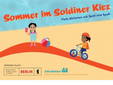 Grafik mit Logos zum Sommer im Soldiner Kiez