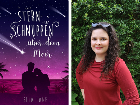 Buchcover zu: Sternschnuppe über dem Mehr ; Portraitfoto von Ella Lane