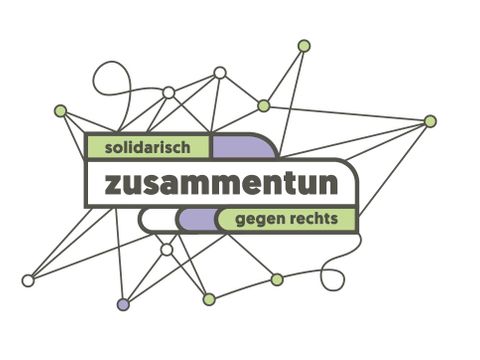 Logo "solidarisch zusammentun gegen rechts"