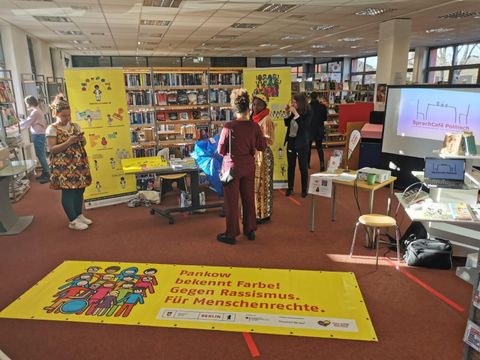 Internationale Wochen gegen Rasissmus in der Stadtteilbibliothek Buch, 2024
