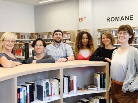 Team der Verwaltung in der Heinrich-Böll-Bibliothek