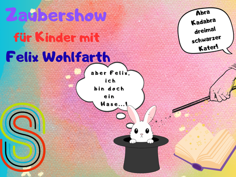 Ankündigung Zaubershow in Kladow