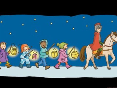 Bilderbuchkino am Nachmittag: Sankt Martins- und Laternenfest
