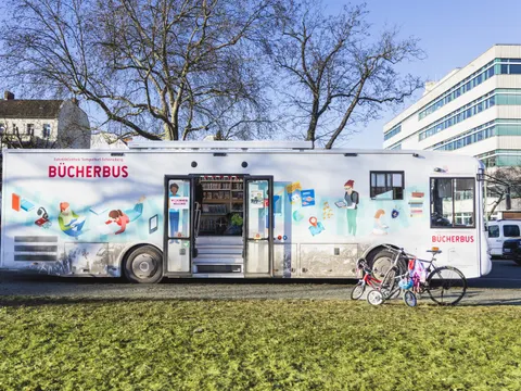 Bücherbus Außenansicht