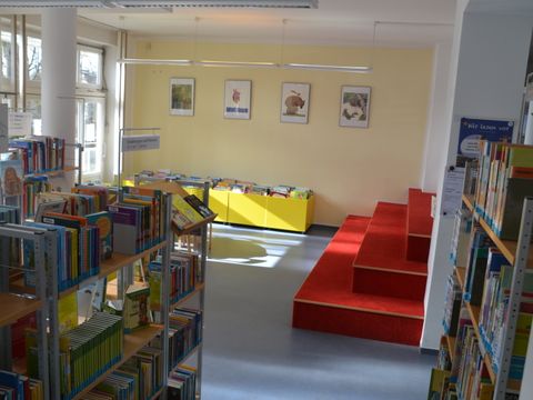Innenansicht der Bibliothek