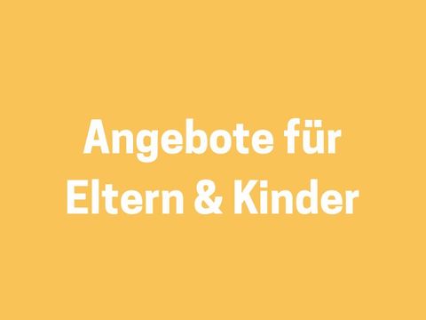 Webseite Banner - Banner für Angebote für Eltern und Kinder
