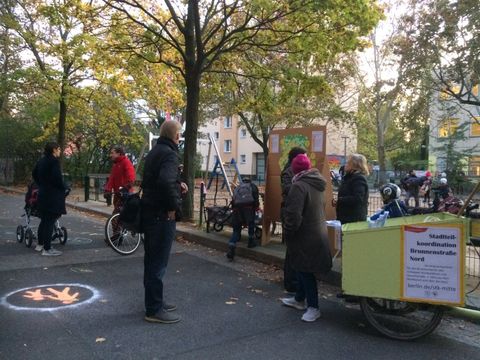 Aktion auf der Swinemünder Straße