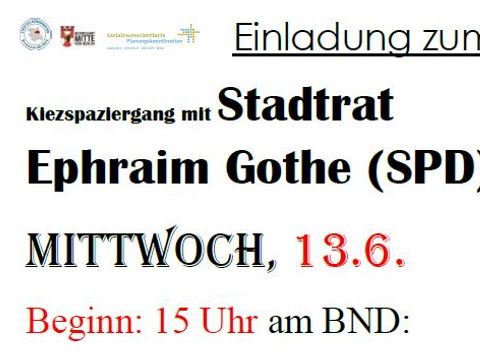 Einladung zum Kiezspaziergang