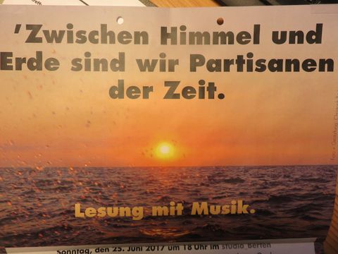 Plakatausschnitt PAN Poesie am Nordufer
