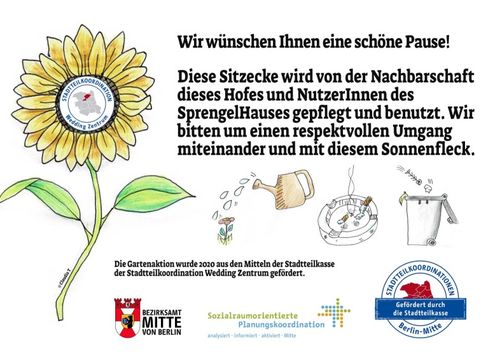 stk kasse aktion hinterhof schild