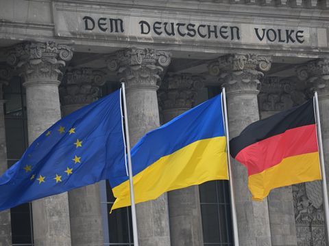 Ukrainische Flagge