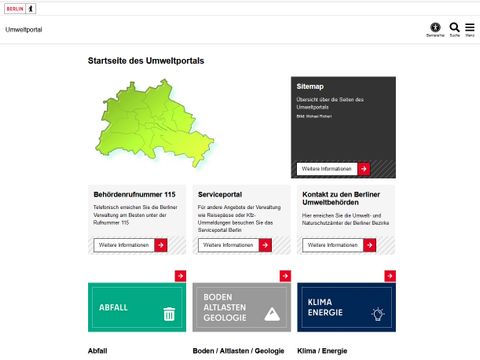 Thumbnail Startseite Umweltportal