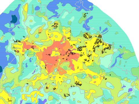 Stadtklimatische Zonen