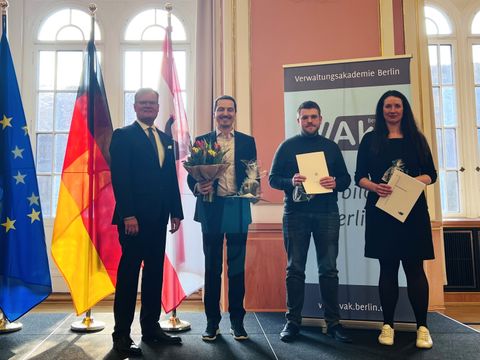 Bestenehrung mit Staatssekretär Wolfgang Schyrocki
