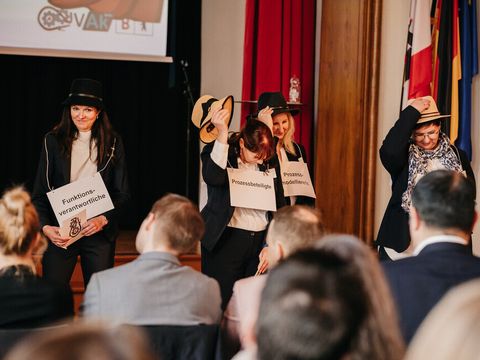 Rollenspiel zur Abschlusspräsentation
