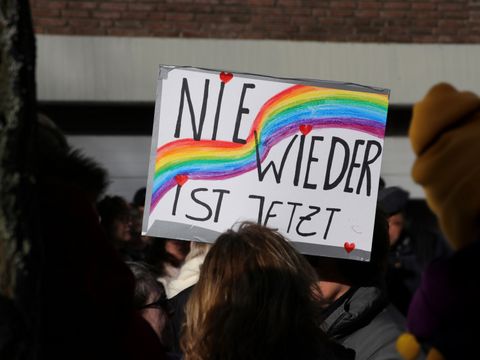 Nie wieder jetzt Plakat