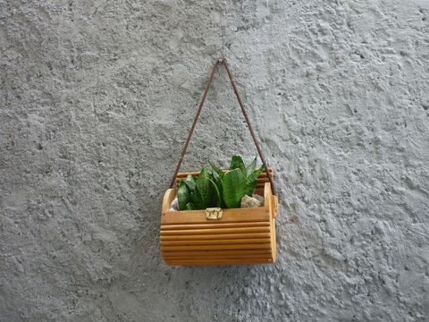 Blumenkasten an Hauswand