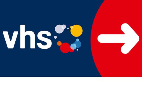 VHS Logo mit Pfeil