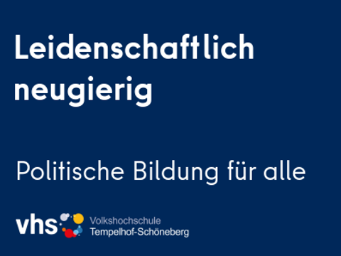 Typografischer Teaser für den Programmbereich Politische Bildung