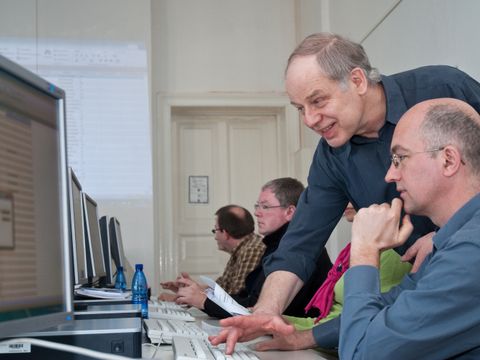 Im Kurs "Datenbanken mit Access" an der Volkshochschule Pankow