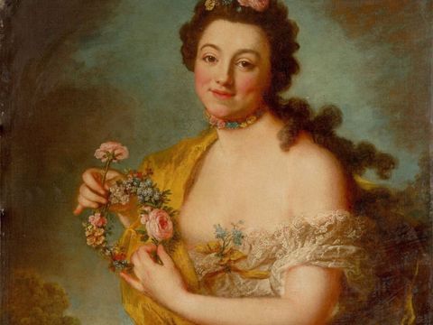 Selbstporträt Dorothea Therbusch - Malerei