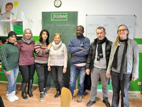 Gruppenbild Deutschkurs Soldiner Kiez