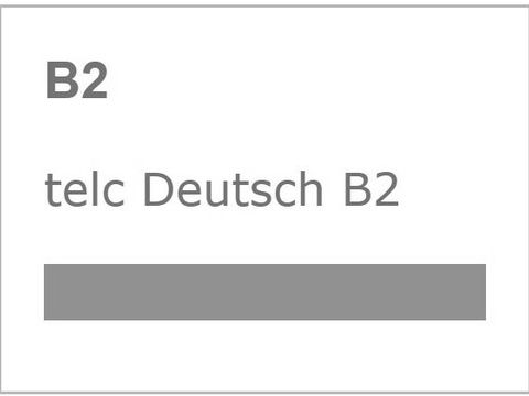 Symbol für telc Deutsch B2