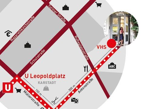 Wegbeschreibung Antonstrasse
