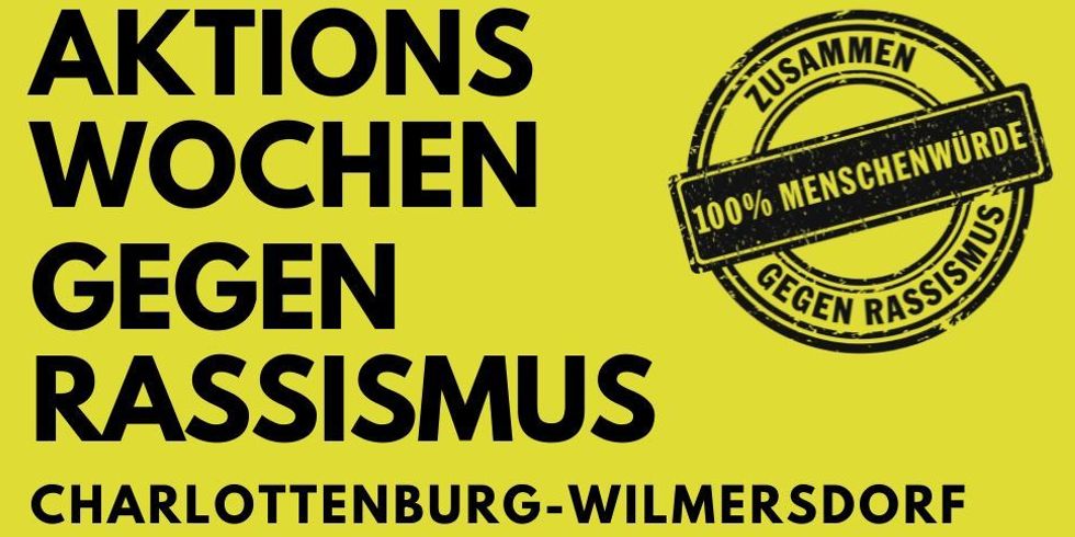 Aktionswochen gegen Rassismuss 2022.