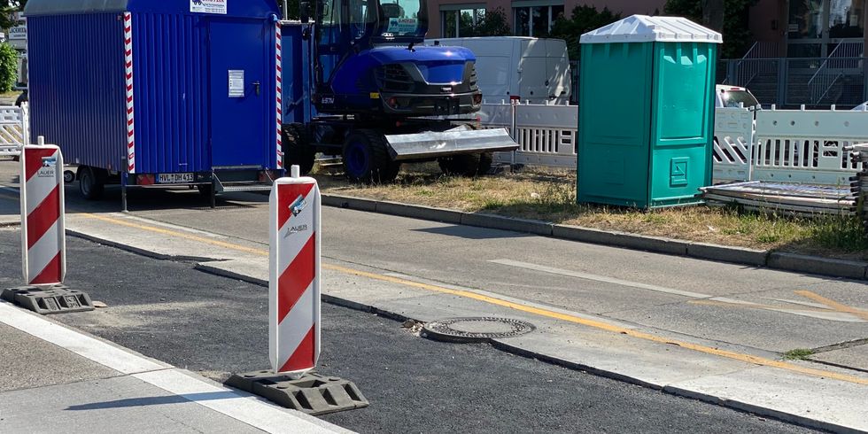 Fahrbahnsanierungen im Bezirk.