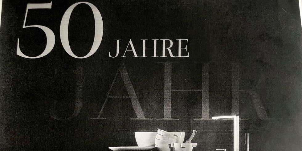 Einladung zur Jubiläumsfeier im Oktober.