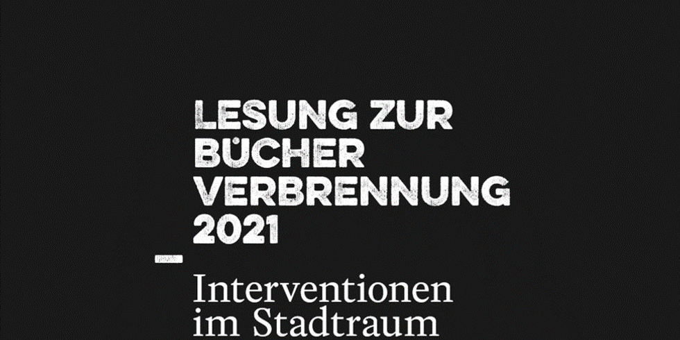 Logo Lesung zur Wannseekonferenz/Bücherverbrennung