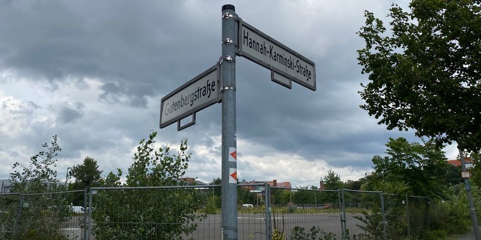 Hannah-Karminski-Straße/Gutenbergstraße