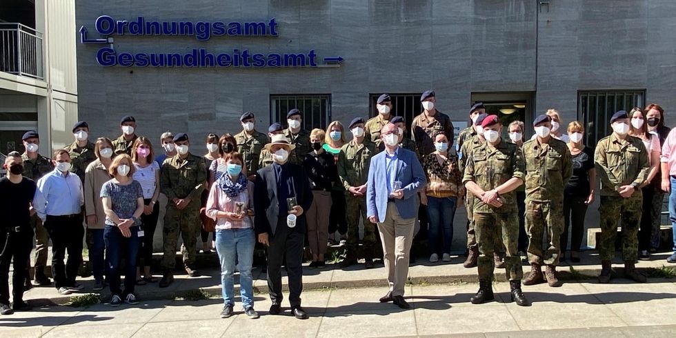 Verabschiedung Soldaten aus Gesundheitsamt Juni 2021