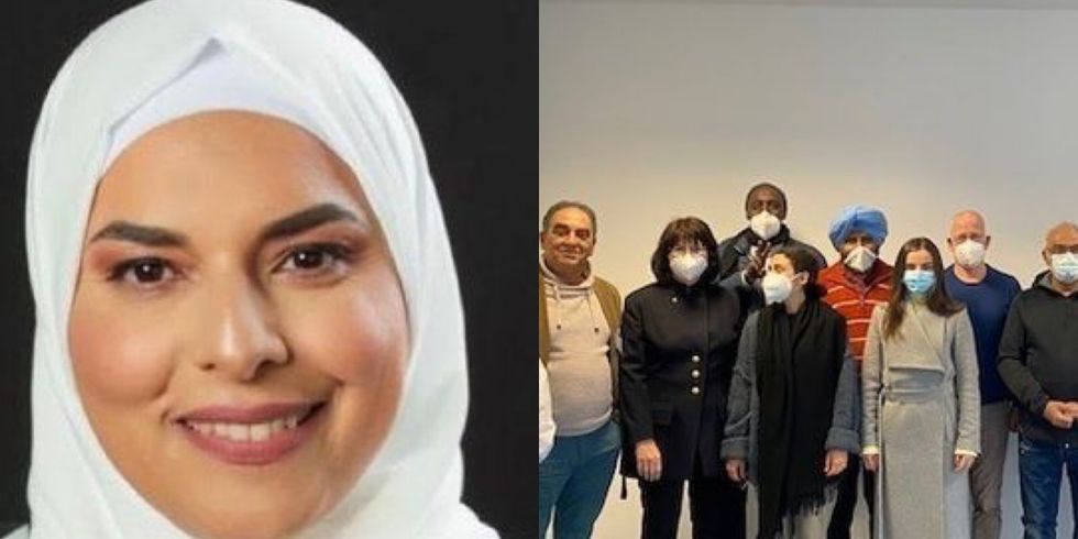 Preisträger:innen 2021: Amal Alaydie und die Übersetzer:innen des Landesamtes für Flüchtlingsangelegenheiten.