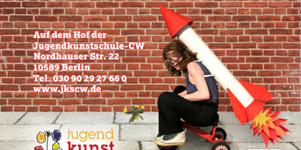 Einladung zum Jubiläumsfest der Jugendkunstschule.