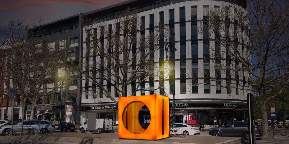 Lichtcubus für den Kudamm