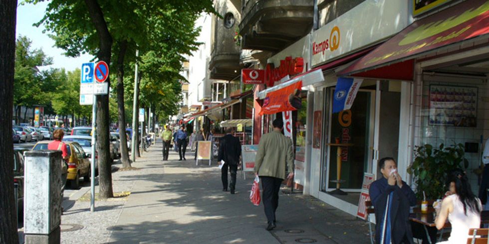 Die Reichsstraße am Theodor-Heuss-Platz