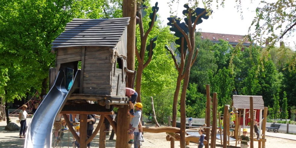 Der Spielplatz am Klausener Platz.